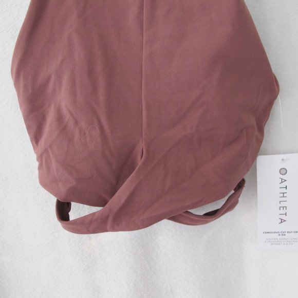 NWT - Athleta Conscious Cut Out Crop Sports Bra - Picture 10 of 13
